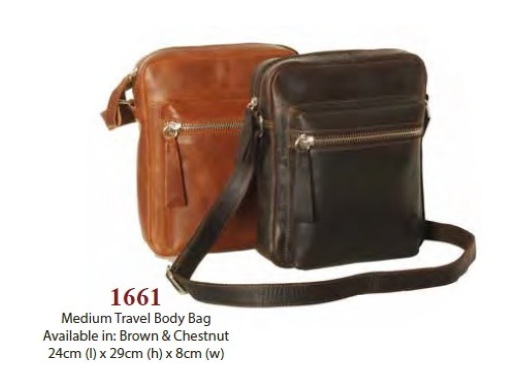 Taška kožená - crossbody Ashwood 1661