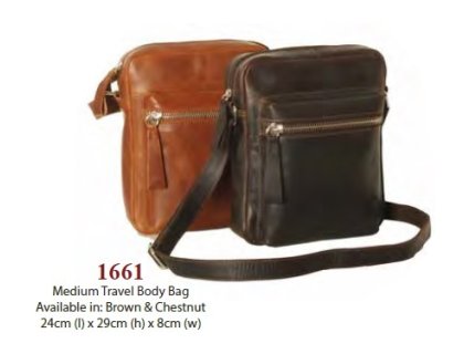 Taška kožená - crossbody Ashwood 1661