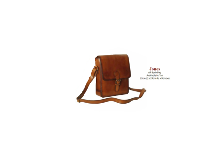 Taška kožená crossbody Ashwood Jones